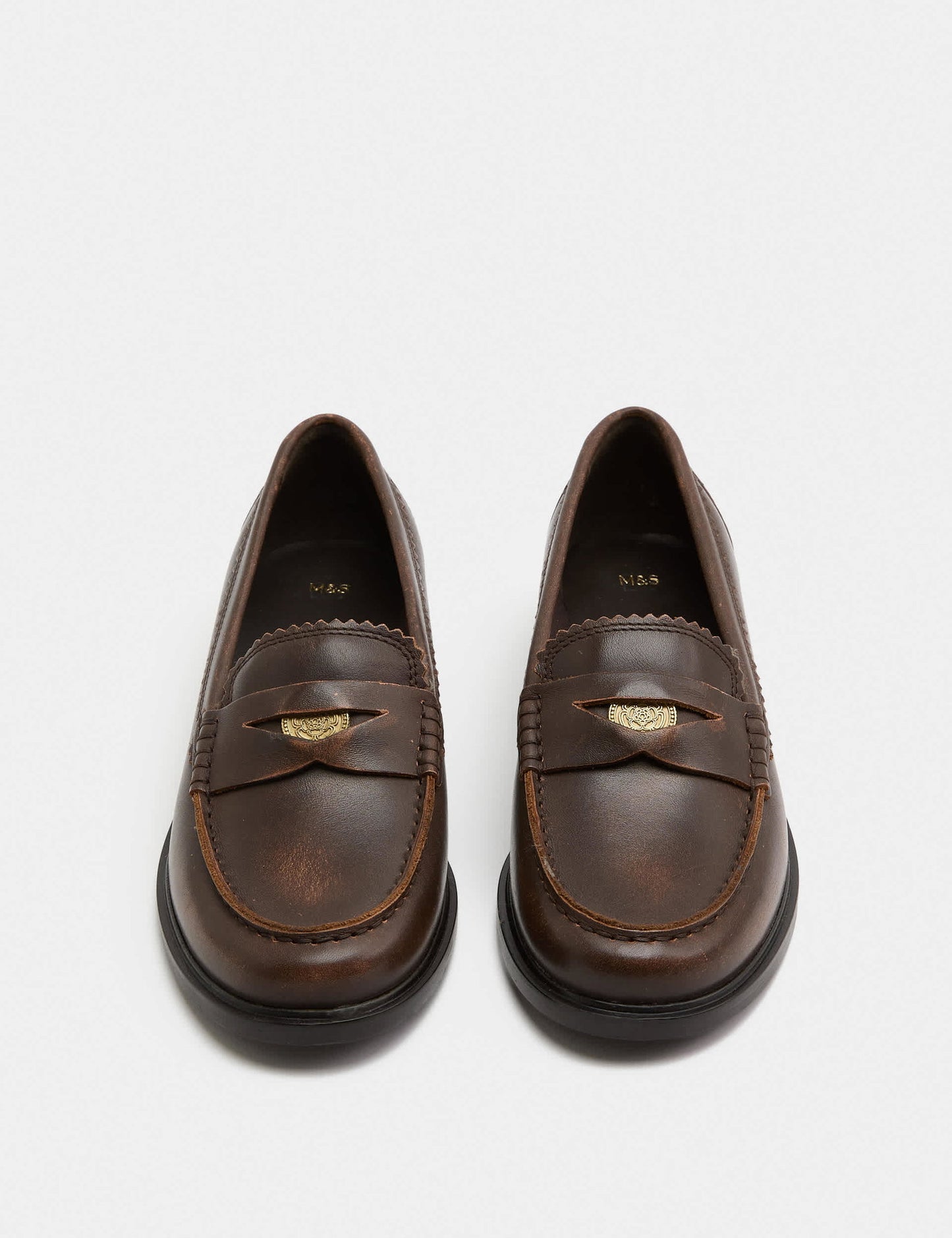 Deri Penny Loafer Ayakkabı