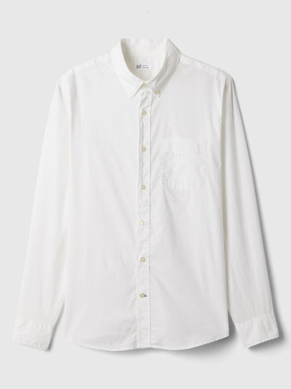 Beyaz Standard Fit Oxford Gömlek