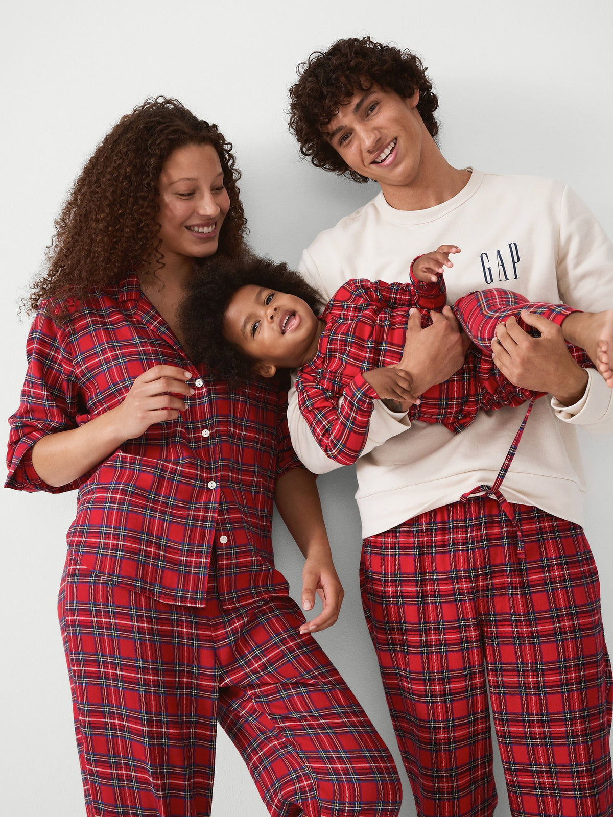Kırmızı Relaxed Flannel Pijama Altı