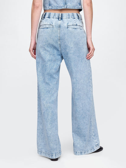Mavi 365 High Rise Ultrasoft Pileli Denim Pantolon