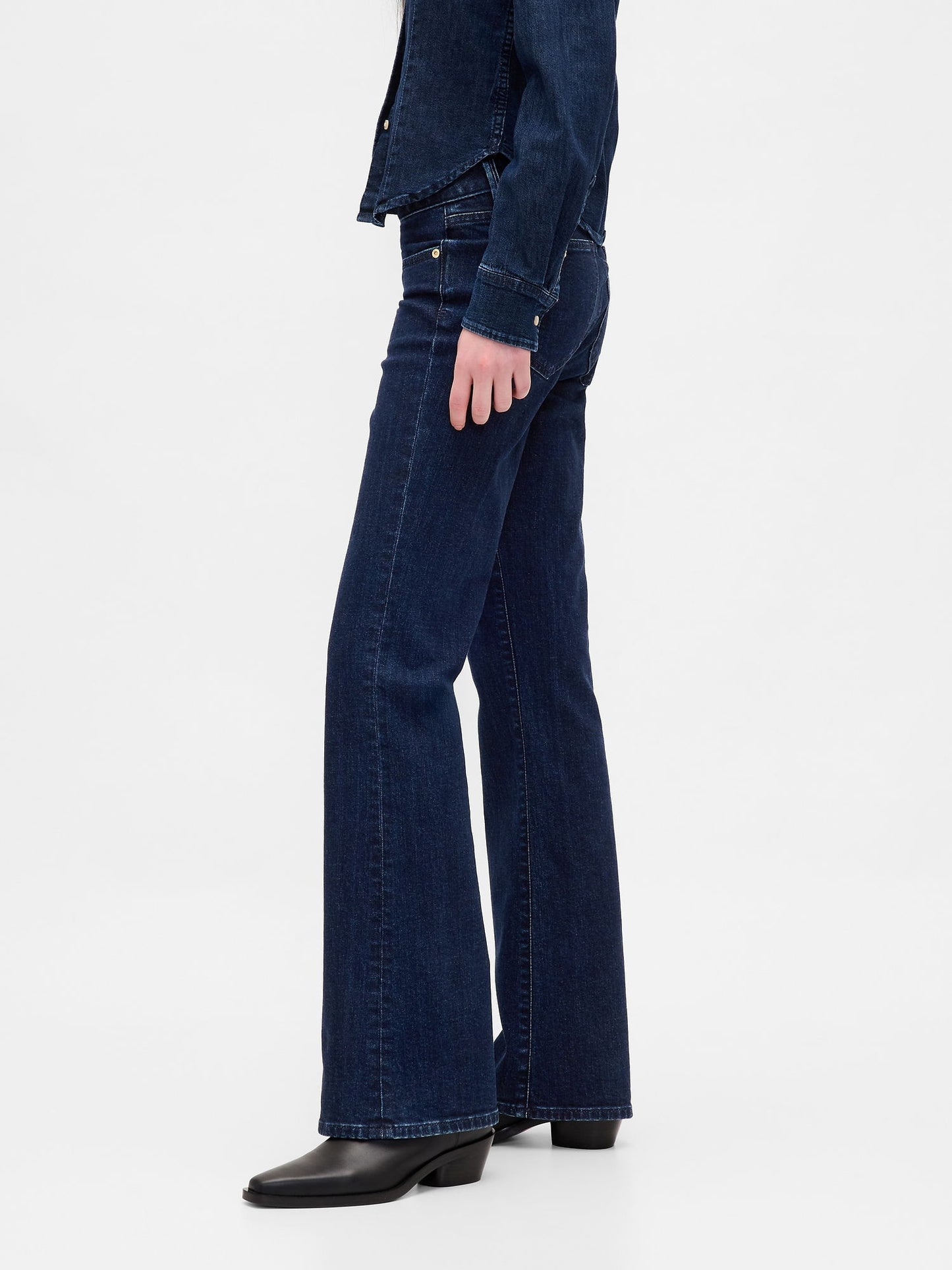 Lacivert Low Rise Long & Lean Jean Pantolon