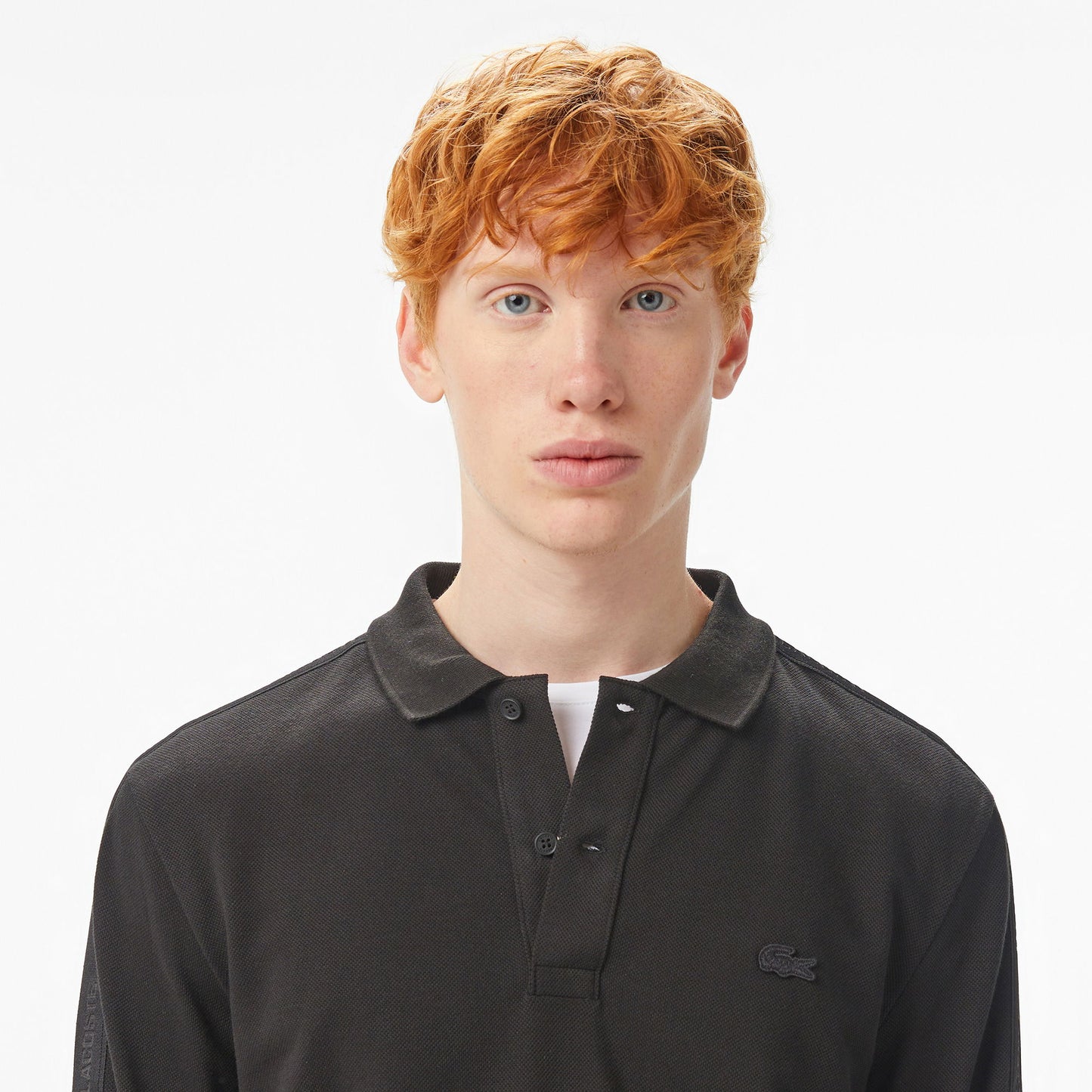 Lacoste Erkek Regular Fit Uzun Kollu Siyah Polo