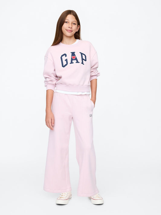 Pembe Gap Logo Vintage Soft Baggy Eşofman Altı