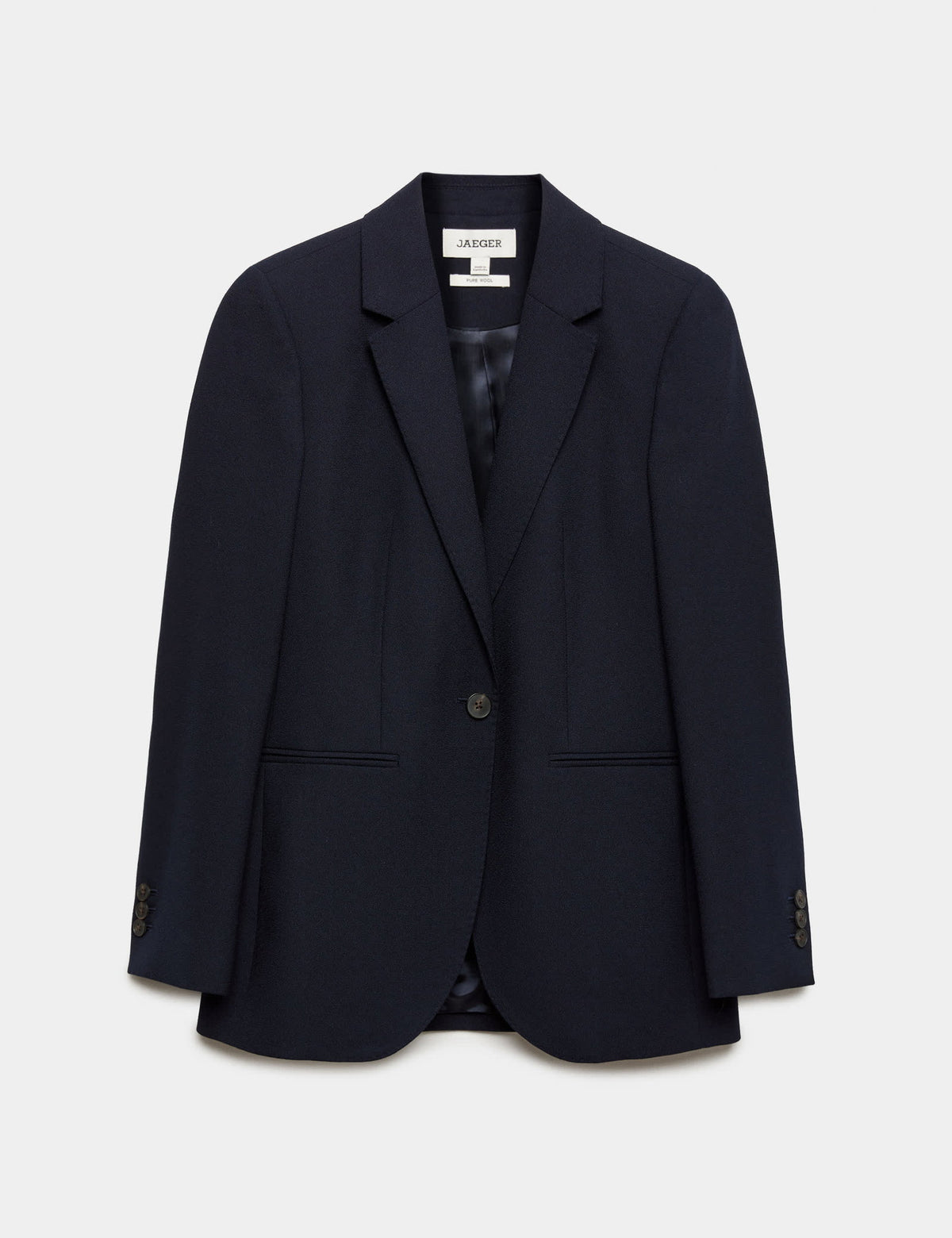 Jaeger Saf Yün Tek Düğmeli Kadın Blazer