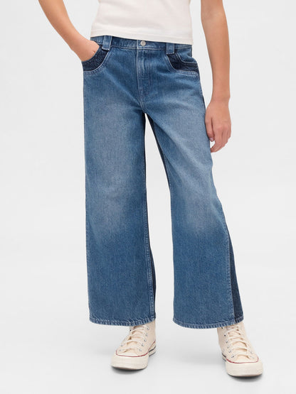 Mavi High Rise Stride Wide-leg Ankle Jean Pantolon