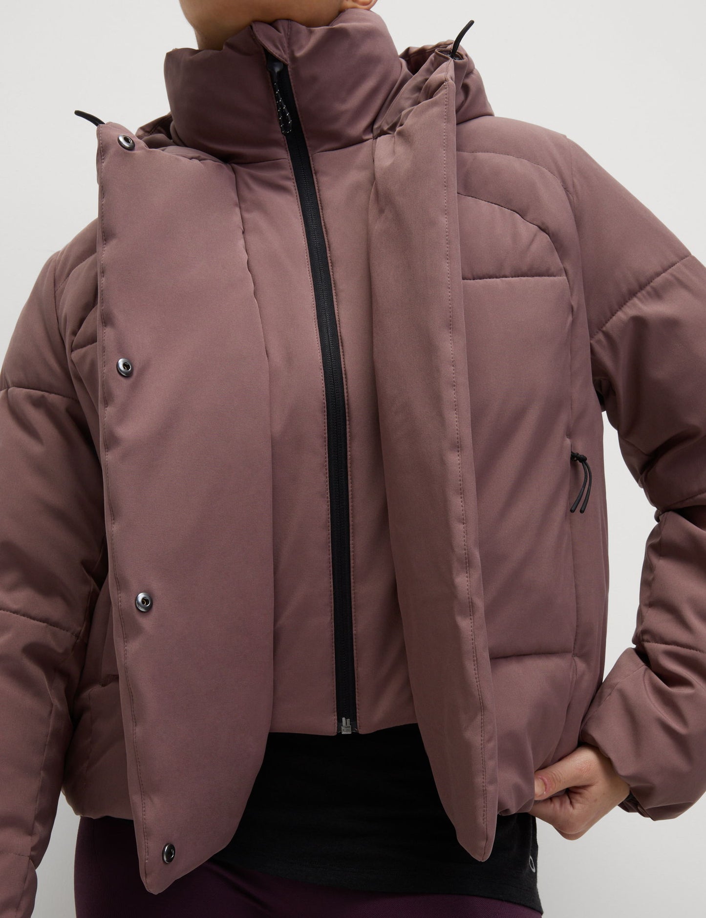 Stormwear Kapüşonlu Kısa Puffer Ceket