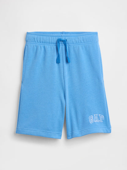 Açık Mavi Relaxed Gap Logo Pull-on Şort