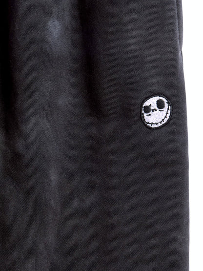 Siyah Gap × Disney Tim Burton’s The Nightmare Before Christmas Vintagesoft Skull Baggy Jogger Eşofman Altı