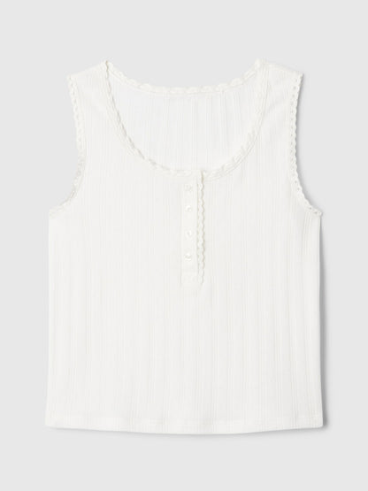 Kırık Beyaz Gap × Dôen Pointelle Atlet