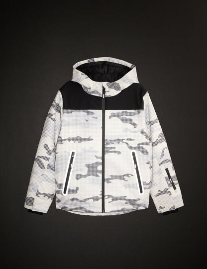 Stormwear:trade_mark: Kamuflaj Su Geçirmez Kayak Ceketi (2-16 yaş)