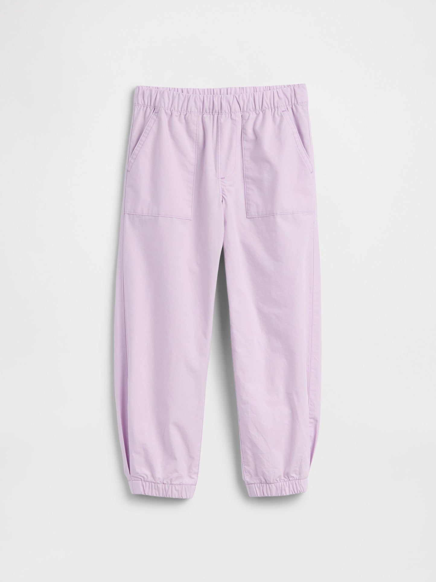 Lila Pull-on Paraşüt Pantolon