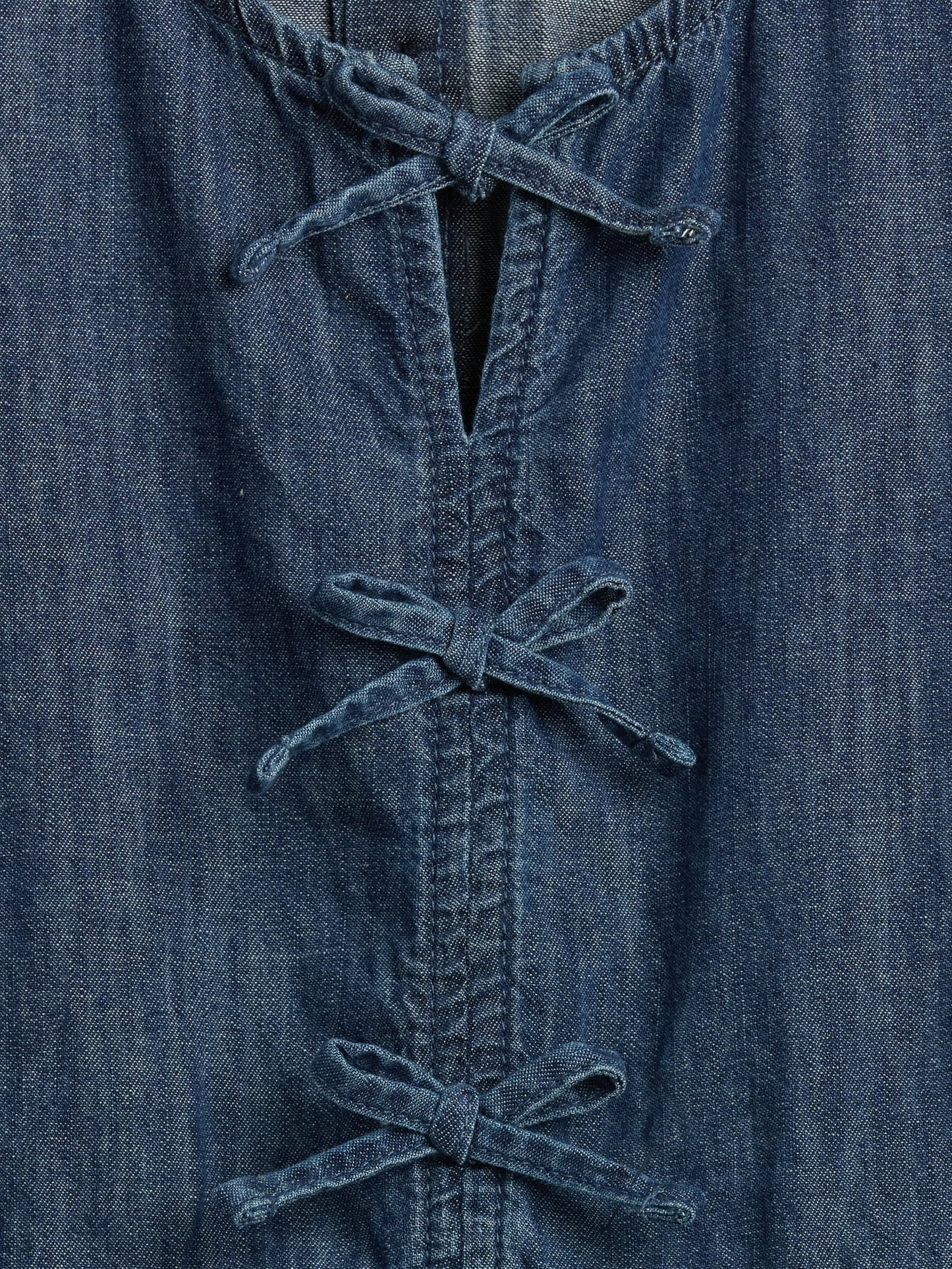 Mavi Denim Puff-sleeve Elbise