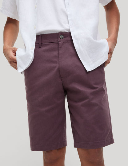 Regular Fit Streç Chino Şort