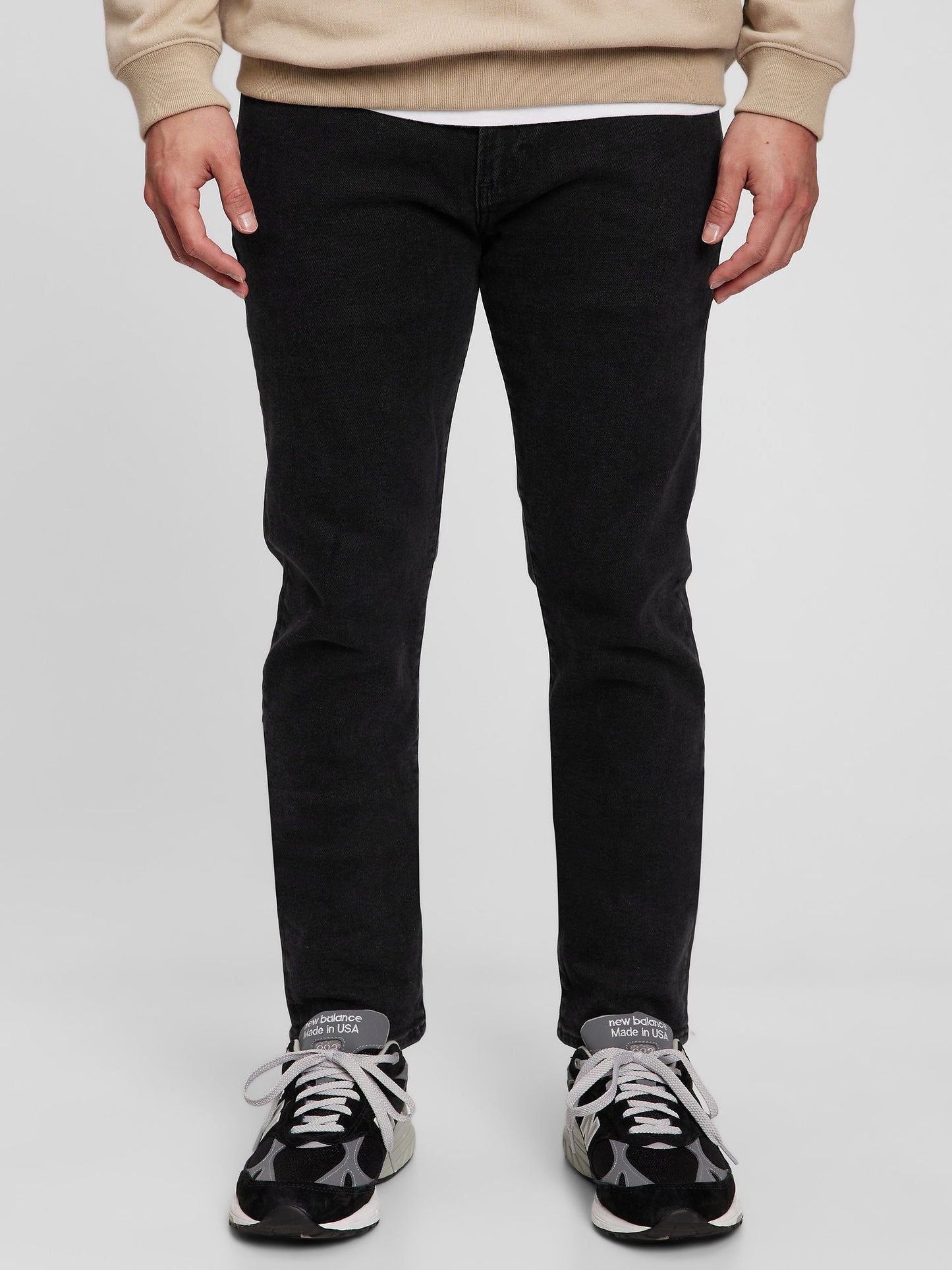 Siyah Gapflex Washwell™ Skinny Jean Pantolon