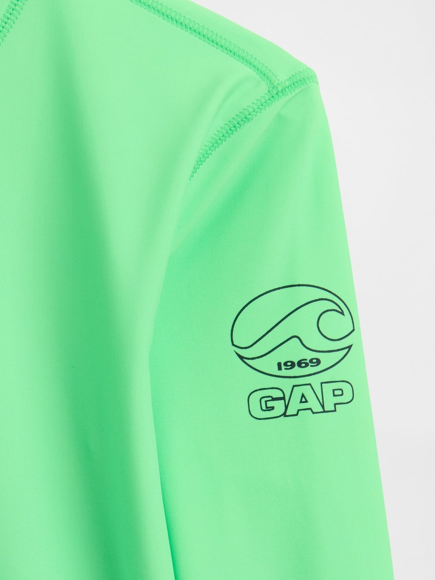 Açık Yeşil Logo Rash Guard Mayo Üst
