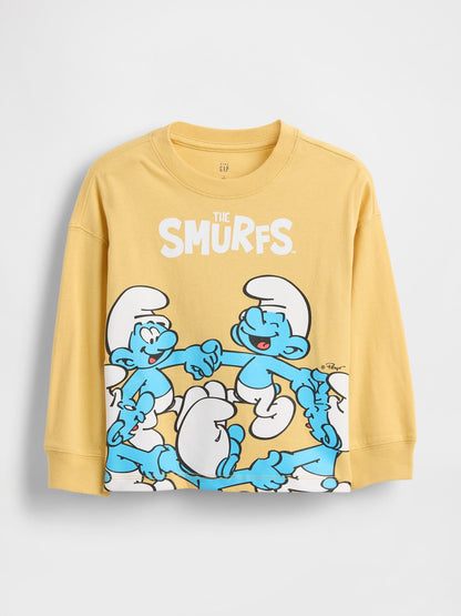 Sarı The Smurfs Grafik T-shirt