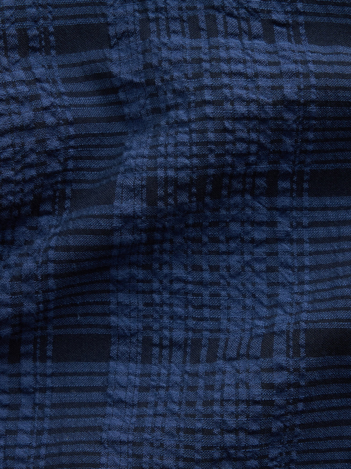 Lacivert Relaxed Straight-hem Gömlek
