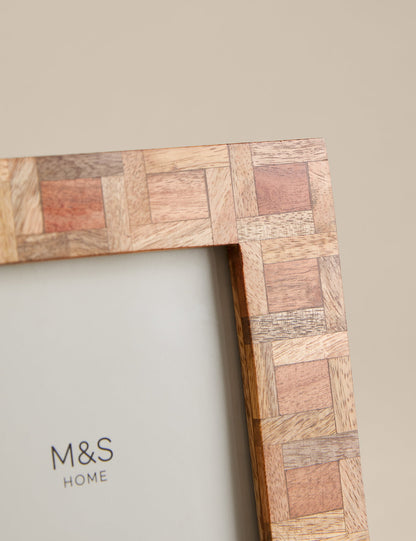 Marquetry 5×7 Inç Ahşap Fotoğraf Çerçevesi