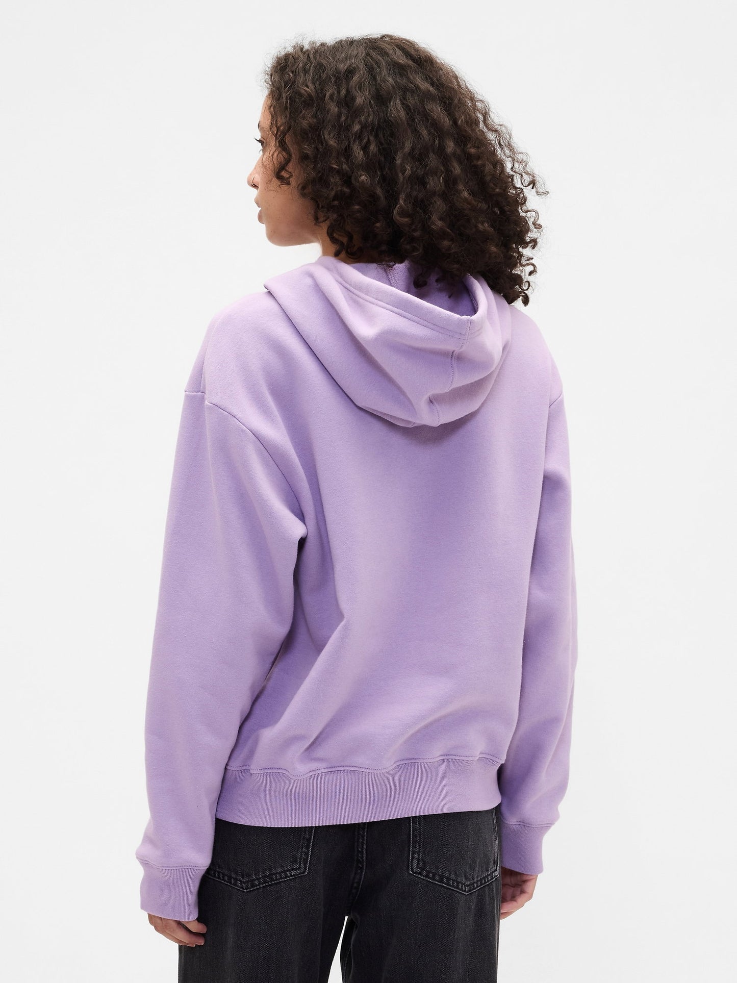 Açık Lila Relaxed Gap Logo Sweatshirt
