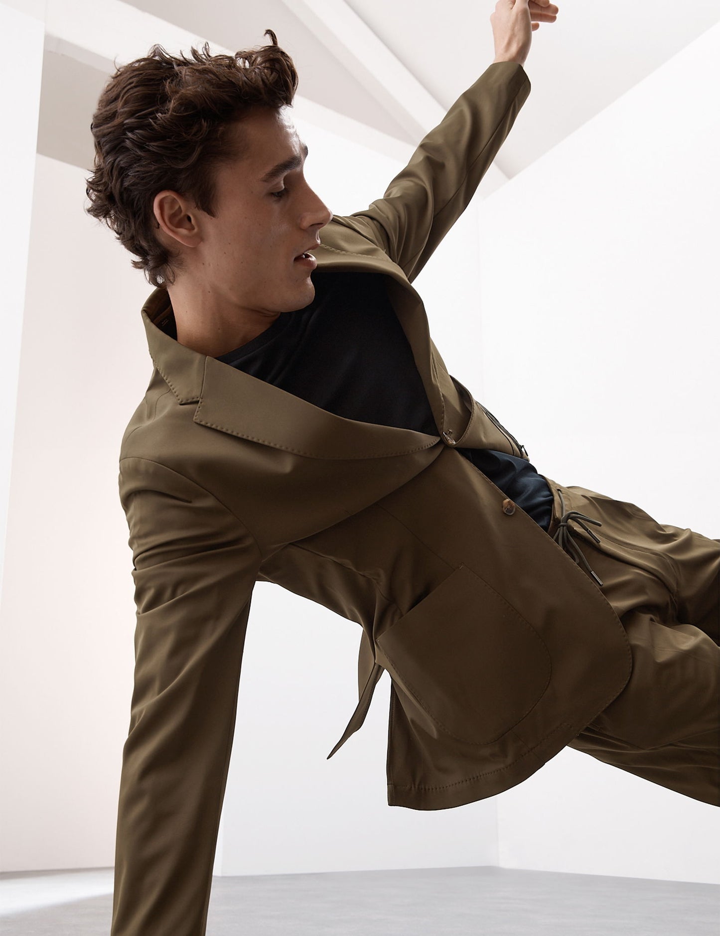 Tailored Fit Katlanabilir Blazer Ceket