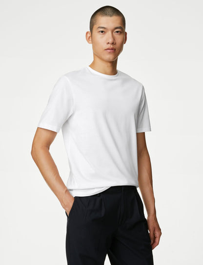 Pure Supima® Slim Fit Premium Pamuklu T-shirt