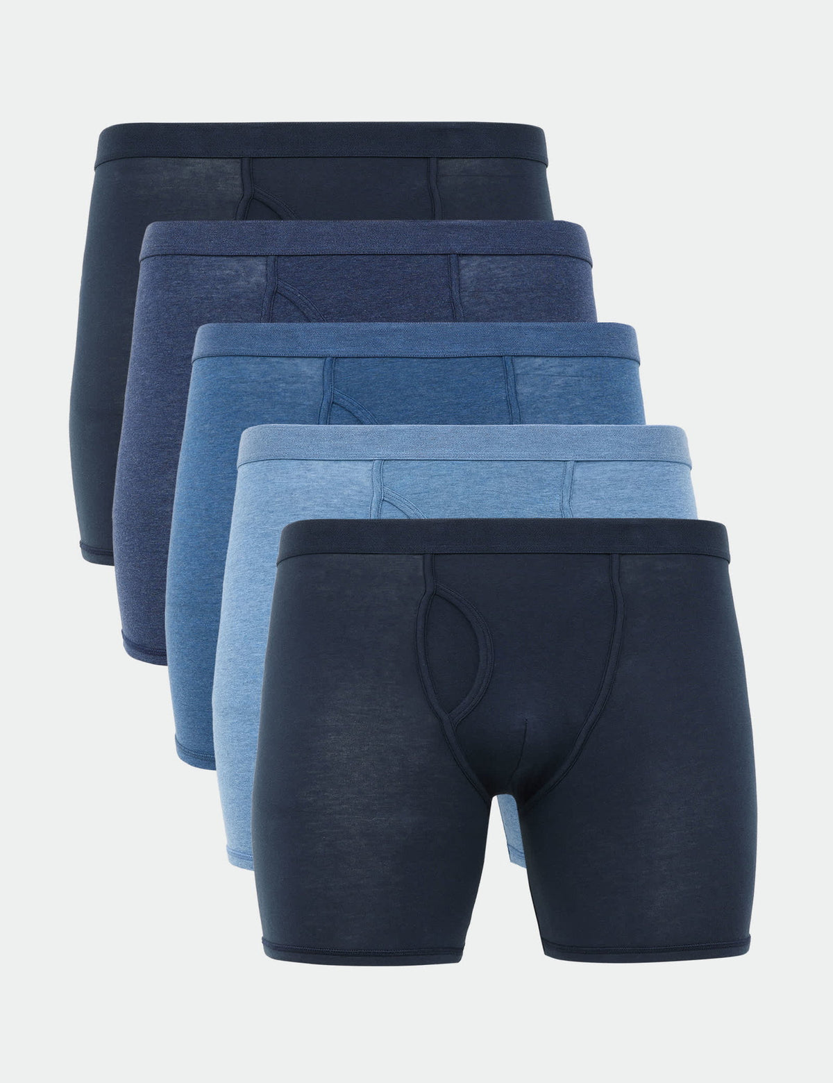 5'li Paket Pamuklu Uzun Boy Trunk