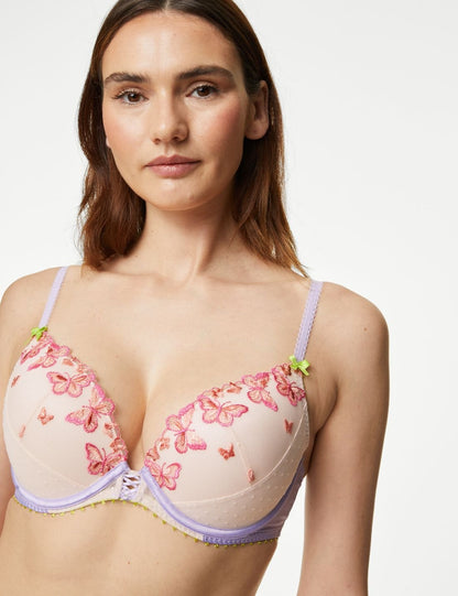 Aurelia Işleme Detaylı Destekli Push Up Sütyen