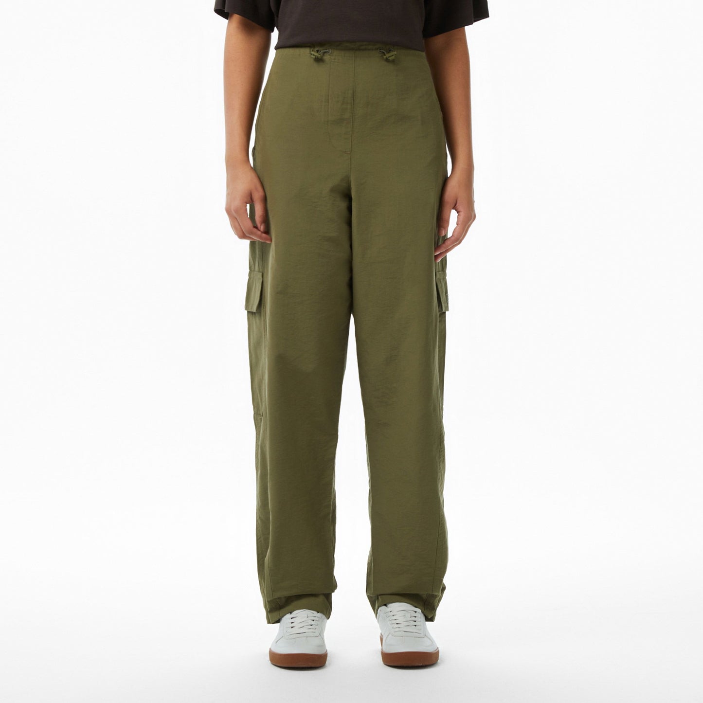 Lacoste Kadın Oversize Fit Haki Pantolon