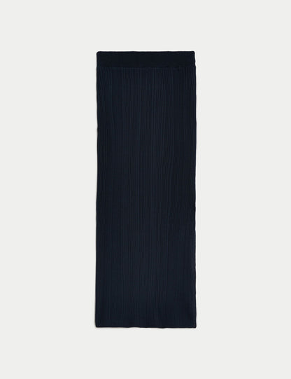 Fitilli Regular Fit Midi Etek