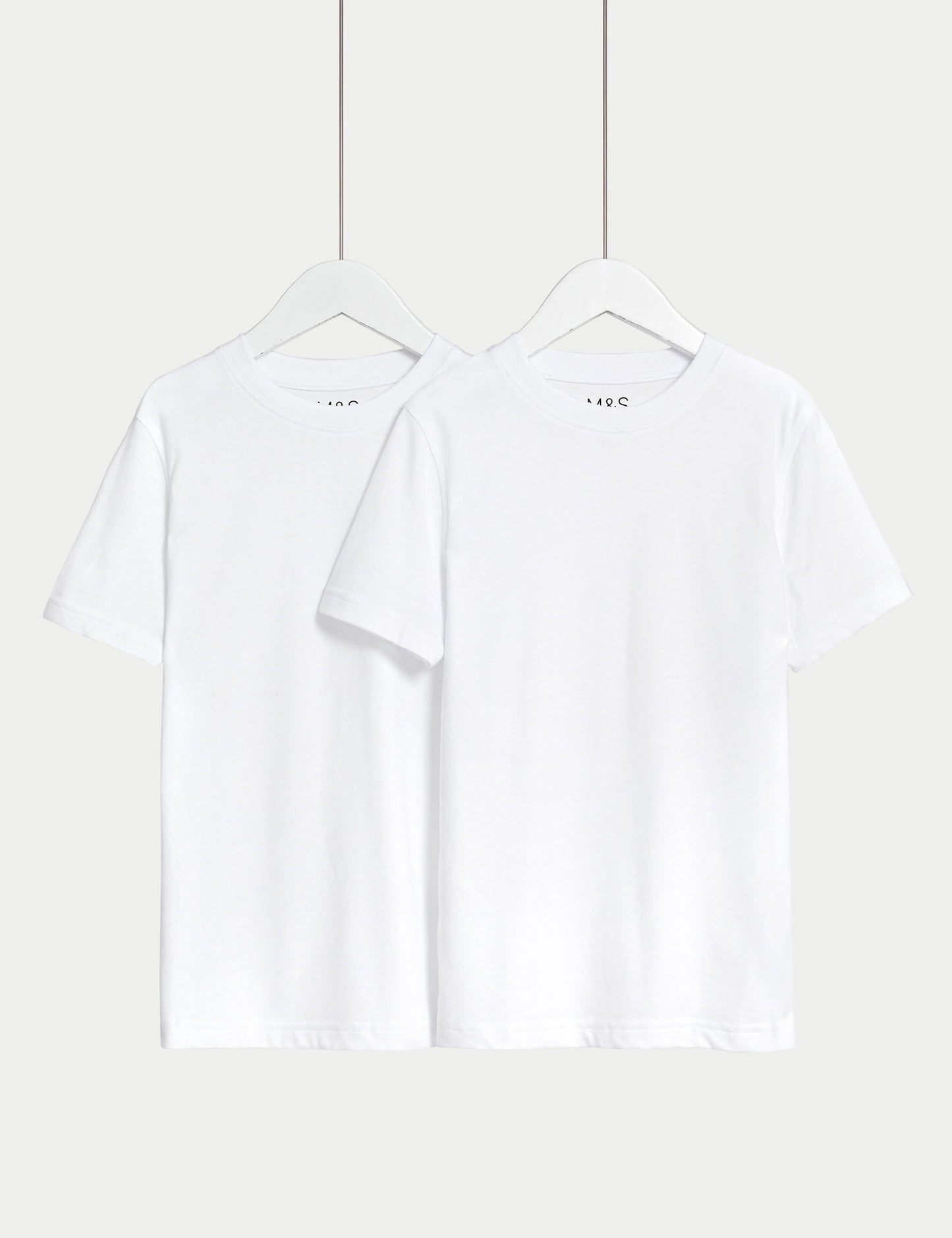 Saf Pamuklu 2'li Kısa Kollu T-shirt (2-16 Yaş)