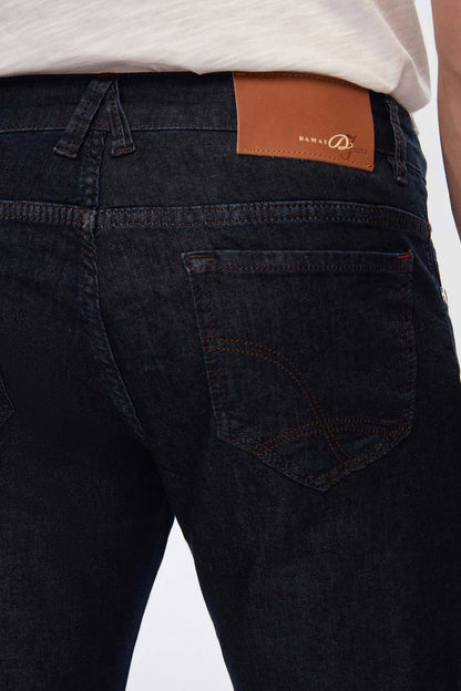 Damat Slim Fit Lacivert Efsane Denim. Hafif, Yumuşak, Rinse Yıkamalı Denim Pantolon