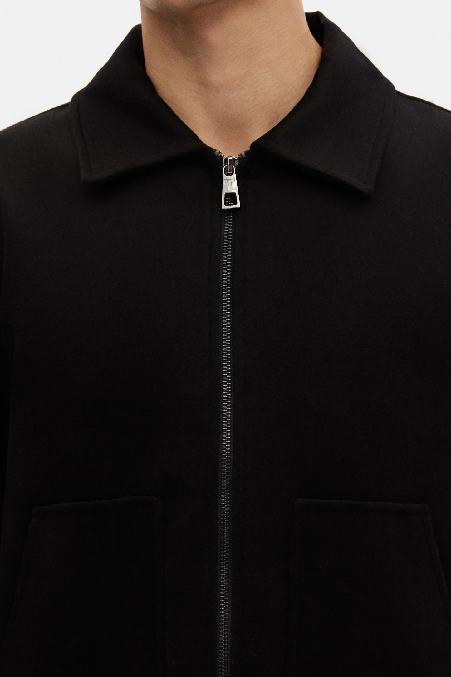 Tween Relaxed Fit Siyah Düz Mont