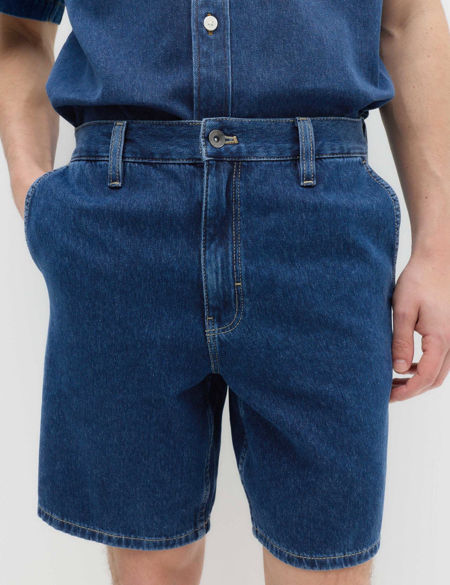 Pamuklu Denim Şort