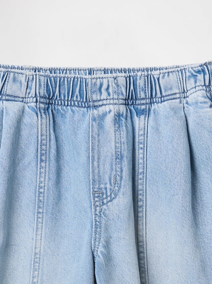 Mavi High Rise Stride Wide-leg Ankle Jean Pantolon
