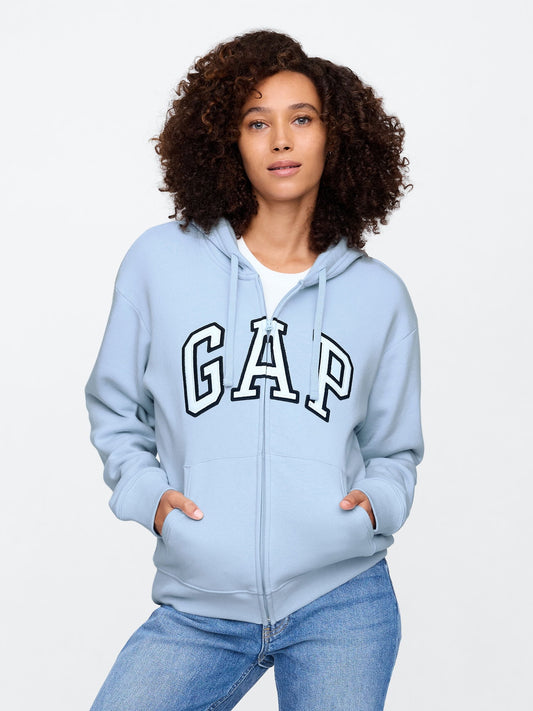 Mavi Gap Logo Fleece Fermuarlı Sweatshirt