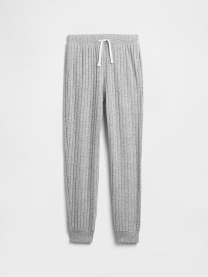 Gri Relaxed Cozy-rib Jogger Eşofman Altı