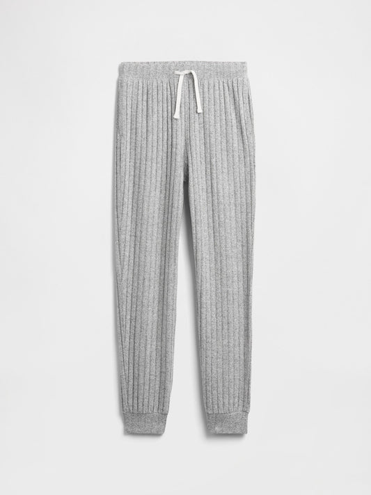 Gri Relaxed Cozy-rib Jogger Eşofman Altı
