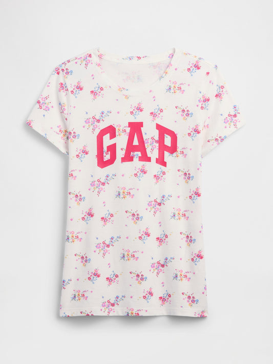 Beyaz Gap Logo T-shirt