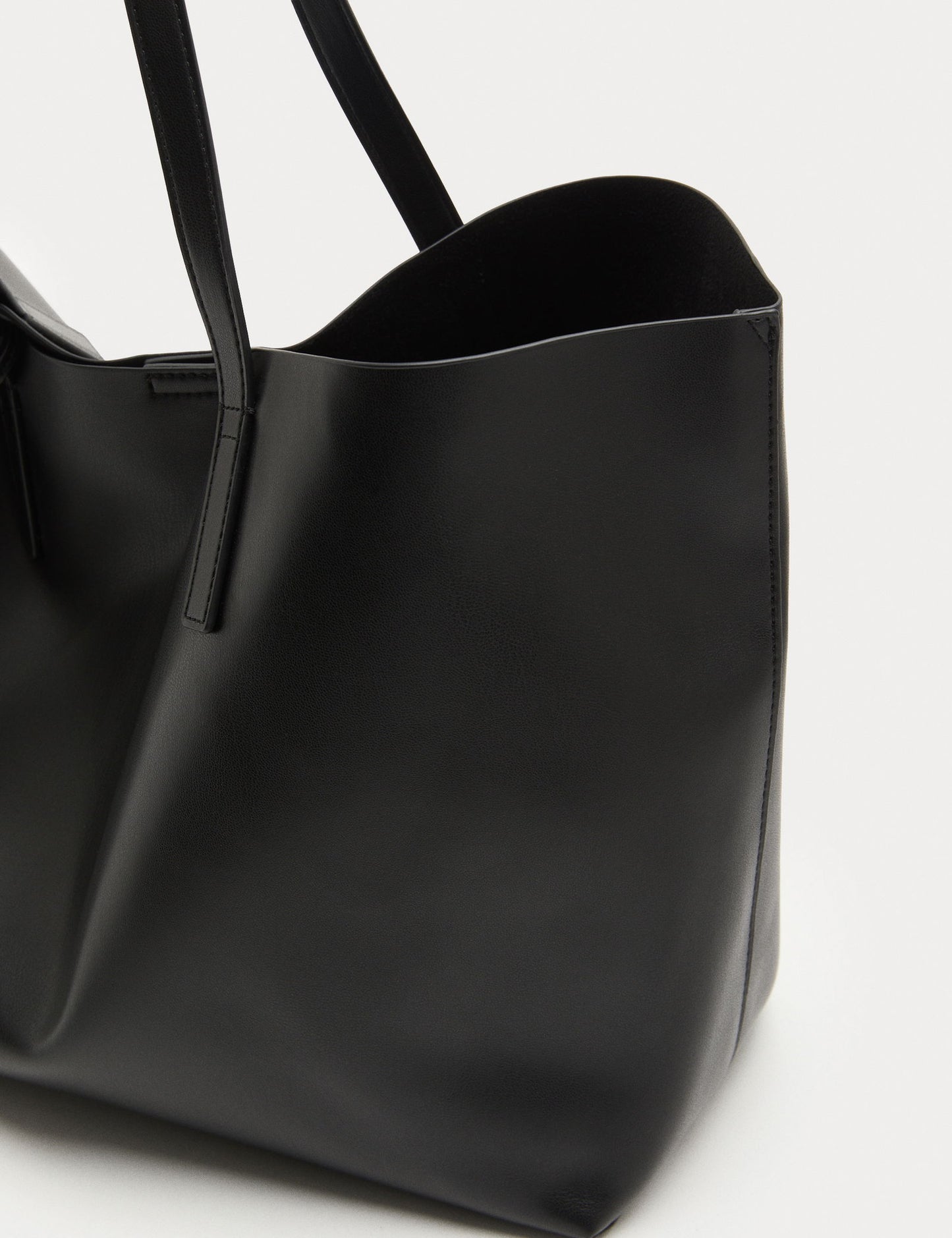 Suni Deri Shopper Çanta