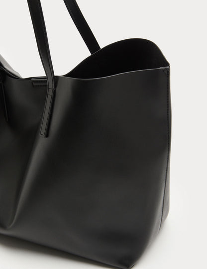 Suni Deri Shopper Çanta