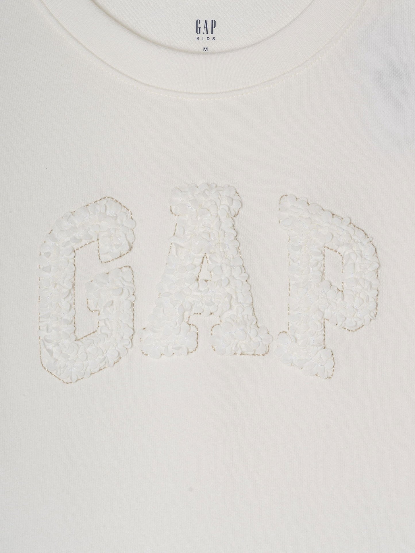 Kırık Beyaz Gap Arch Logo Sweatshirt Elbise