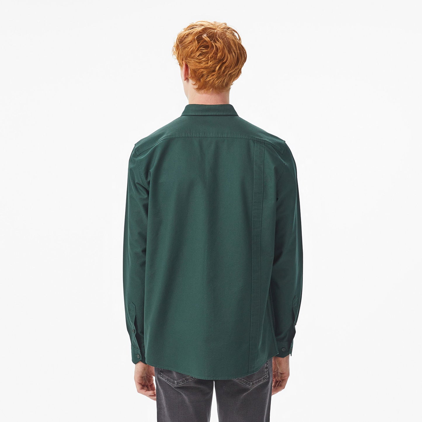 Lacoste Erkek Regular Fit Düğmeli Yaka Yeşil Gömlek