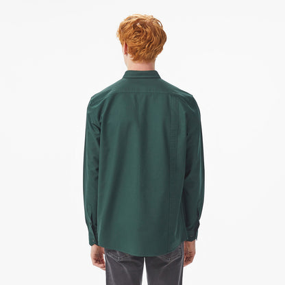 Lacoste Erkek Regular Fit Düğmeli Yaka Yeşil Gömlek