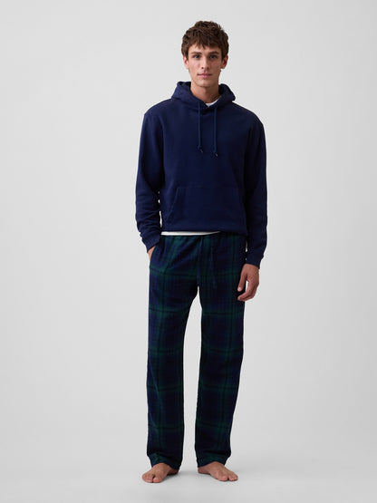 Yeşil Relaxed Flannel Pijama Altı
