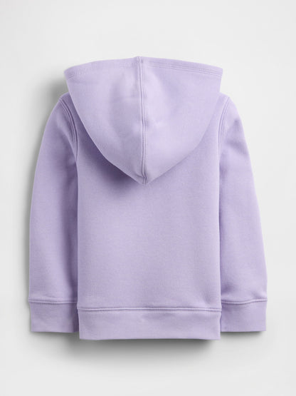 Lila Gap Logo Sherpa Astarlı Sweatshirt