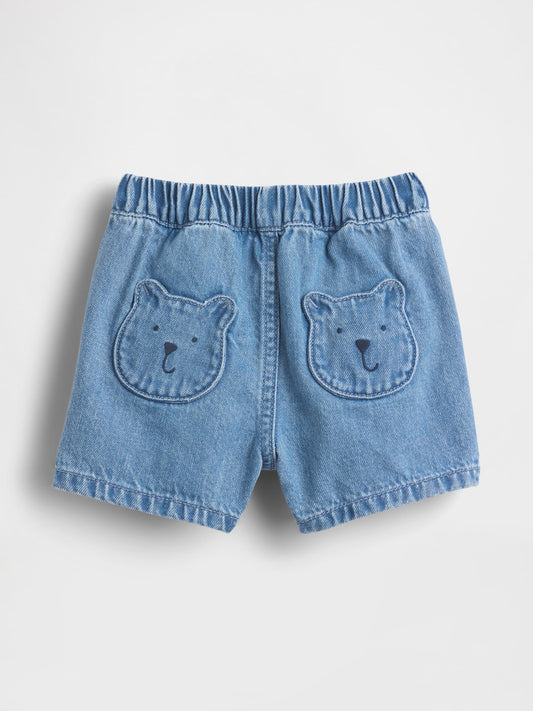 Mavi Brannan Bear Cepli Pull-on Denim Şort