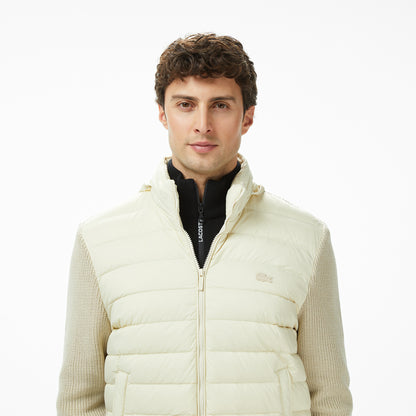 Lacoste Erkek Regular Fit Kapüşonlu Açık Kahverengi Mont