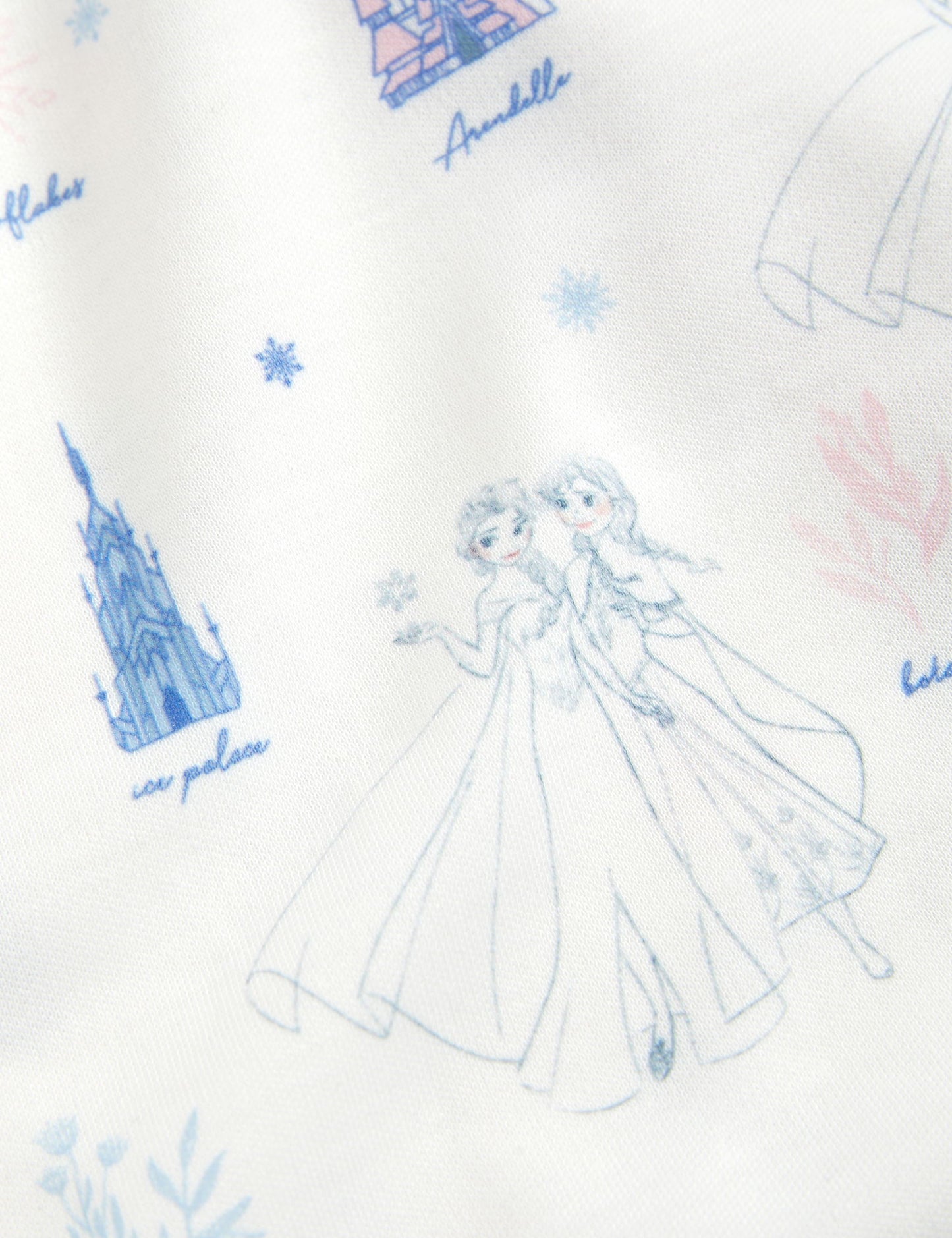 Kısa Kollu Frozen:trade_mark: Gecelik (2-7 Yaş)