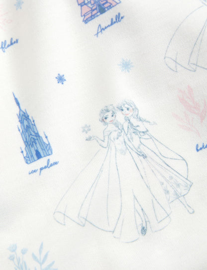 Kısa Kollu Frozen:trade_mark: Gecelik (2-7 Yaş)