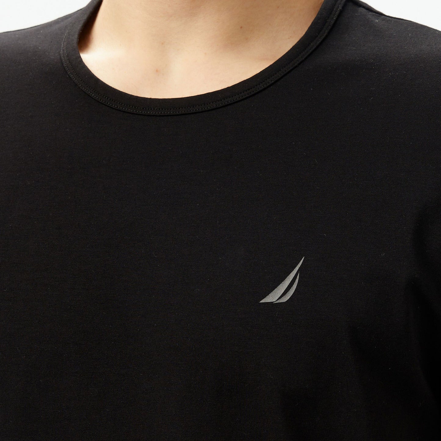 Nautica Erkek Siyah Regular Fit T-shirt